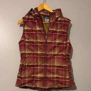 Patagonia Plaid Puffer Vest size M